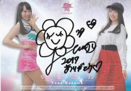 2017BBM 北海道日本ハムファイターズ 「エンタメカード」セット  小玉悠乃 直筆サインカード 095/100