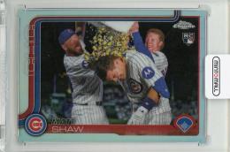 2025 TOPPS Chrome Update Matt Shaw Photo Variations #USC196 Chicago Cubs