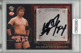 2009-10 BBM プロレスリングカードセット 全日本プロレス  KAI 直筆サインカード 18/80