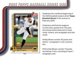 ◆予約◆MLB 2025 TOPPS SERIES 1 HOBBY