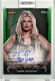 2021 TOPPS WWE Undisputed  Toni Storm Superstar Roster Autograph 40/50