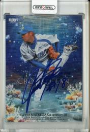 2025 BBM 35周年 松坂大輔 CROSS OCEAN　ホロブルー箔サイン版【15/50】 埼玉西武ライオンズ