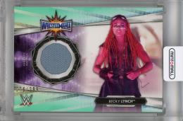 2021 Topps WWE  Becky Lynch Mat Relics Aqua #MRBL 276/299