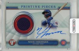 2024 TOPPS Pristine Nico Hoerner Pristine Pieces Autograph Relics #PPARNH Chicago Cubs