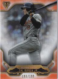 2020 Topps Triple Threads Baltimore Orioles Cal Ripken Jr. Base Amber パラレル版 183/199