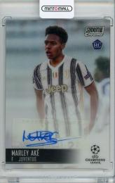 2020-21 Topps Stadium Club Chrome UEFA Champions League Juventus Marley Ake Chrome Autographs