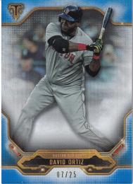 2020 Topps Triple Threads Boston Red Sox David Ortiz Base Sapphire パラレル版 07/25