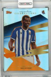 2021-22 Topps Real Sociedad Team Set  Alexander Isak Base Signature Celebrations Orange(パラレル版) 05/30