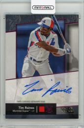 2024 TOPPS Museum Collection Tim Raines Archival Autographs Pink Sapphire #AATR【Last No. 99/99】 Montreal Expos