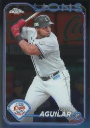 2024 TOPPS Chrome NPBプロ野球 #68 J.アギラー(西武) レギュラーカード