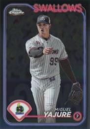 2024 TOPPS Chrome NPBプロ野球 #73 M.ヤフーレ(ヤクルト) レギュラーカード