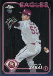 2024 TOPPS Chrome NPBプロ野球 #78 坂井陽翔(楽天) レギュラーカード RC