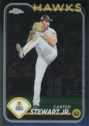 2024 TOPPS Chrome NPBプロ野球 #104 C.スチュワート・ジュニア(ソフトバンク) レギュラーカード