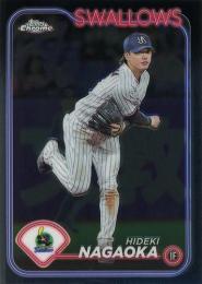 2024 TOPPS Chrome NPBプロ野球 #126 長岡秀樹(ヤクルト) レギュラーカード