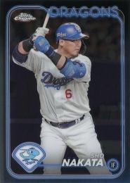 2024 TOPPS Chrome NPBプロ野球 #162 中田翔(中日) レギュラーカード