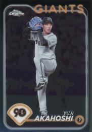 2024 TOPPS Chrome NPBプロ野球 #13 赤星優志(巨人) レギュラーカード