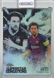 2018-19 Topps Chrome UEFA Champions League Lionel Messi Superstar Sensations #SSLM FC Barcelona