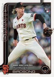 2025 Topps Update MLB #US34 Hayden Birdsong レギュラーカード