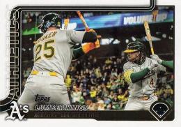 2025 Topps Update MLB #US80 Lawrence Butler/Brent Rooker レギュラーカード