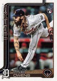 2025 Topps Update MLB #US247 Tyler Owens レギュラーカード RC