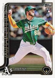 2025 Topps Update MLB #US252 Justin Sterner レギュラーカード RC