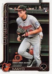 2025 Topps Update MLB #US282 Coby Mayo レギュラーカード RC