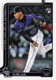 2025 Topps Update MLB #US285 Juan Mejia レギュラーカード RC