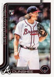 2025 Topps Update MLB #US296 Parker Dunshee レギュラーカード RC