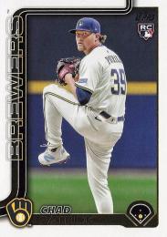 2025 Topps Update MLB #US307 Chad Patrick レギュラーカード RC