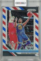 2018-19 Panini Prizm Stephen Curry Red/White/Blue #222 ※裏面初期傷・へこみあり Golden State Warriors