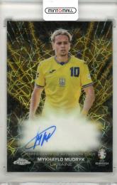 Topps Chrome UEFA EURO 2024	Mykhaylo Mudryk	Black Lazer	28/50