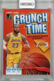 2019-20 Panini Donruss LeBron James Crunch Time #2 ※白かけあり Los Angeles Lakers