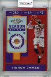 2019-20 Panini Contenders Optic LeBron James Season Ticket Red #88 Los Angeles Lakers