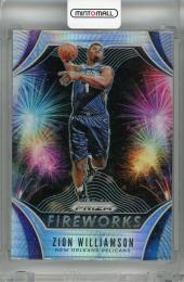 2019-20 Panini Prizm Zion Williamson Fireworks Hyper #26 ※初期傷あり New Orleans Pelicans