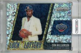 2019-20 Panini Prizm Zion Williamson Luck of the Lottery Fast Break #1 ※初期傷あり New Orleans Pelicans