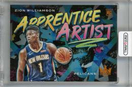 2019-20 Panini Court Kings Zion Williamson Apprentice Artists Citrine #9 RC ※白かけあり【25/49】 New Orleans Pelicans