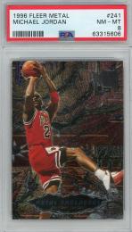 1996-97 Fleer Metal Michael Jordan #241 【PSA8】 Chicago Bulls