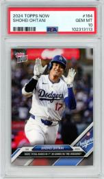 2024 Topps Now Shohei Ohtani #164 Most Total Bases In 1st 36 Games W/ The Dodgers【PSA10】 Dodgers