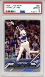 2024 Topps Now Shohei Ohtani #584 Grand Fashion! 1st Dodgers Player in 40/40 Club【PSA10】 Dodgers