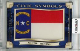 2019 Upper Deck Goodwin Champions  North Carolina Civic Symbols Manufactured Patches