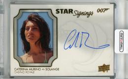 2020 Upper Deck James Bond Villains & Henchmen  Caterina Murino Star Signatures