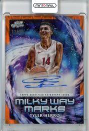 2023-24 Topps Cosmic Chrome Basketball Tyler Herro Milky Way Marks Refractors Autographs/Orange Galactic Refractors/#MWM-TH【12/25】 Miami Heat