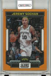 2022-23 Panini Chronicles  Jeremy Sochan Rookie Score Base Orange Parallel 60/75