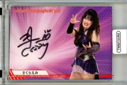 2023 BBM 女子プロレスカード  さくらえみ 直筆サインカード 094/100