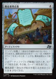 【DFT】【JPN】〈239-U-N〉《競走者得点表/Racers' Scoreboard》