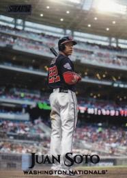 2019 Topps Stadium Club Washington Nationals Juan Soto Base Black Foil パラレル版