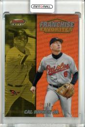 2020 Bowman's Best Cal Ripken Jr. Franchise Favorites Gold Refractors【35/50】 Baltimore Orioles