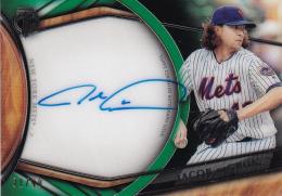 2018 Topps Tribute New York Mets Jacob deGrom Tribute Autographs Green パラレル版 81/99