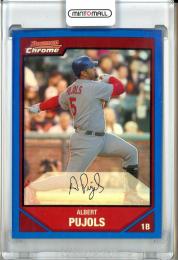 2007 Bowman Chrome Albert Pujols Refractors Blue【094/150】 St. Louis Cardinals