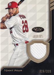 2018 Topps Tier One St. Louis Cardinals Tommy Pham Tier One Relics 326/335
